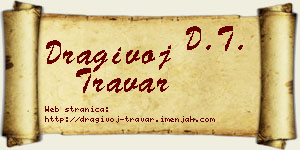 Dragivoj Travar vizit kartica